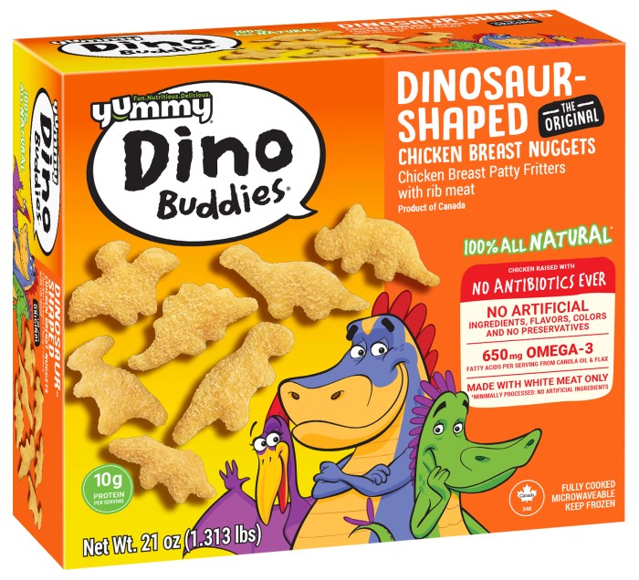 Dino nuggets nutrition facts