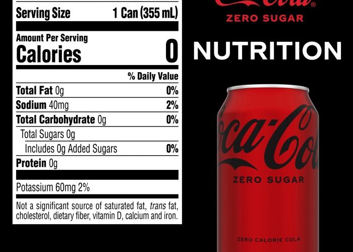 Coke Zero Nutrition Facts The Lowdown