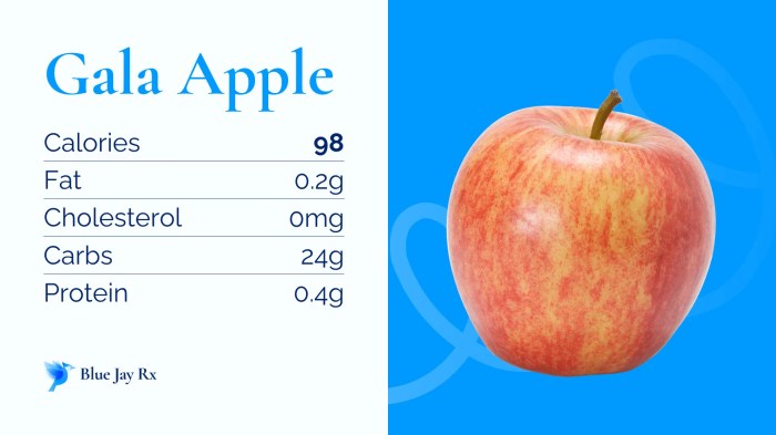 Gala apple nutrition facts