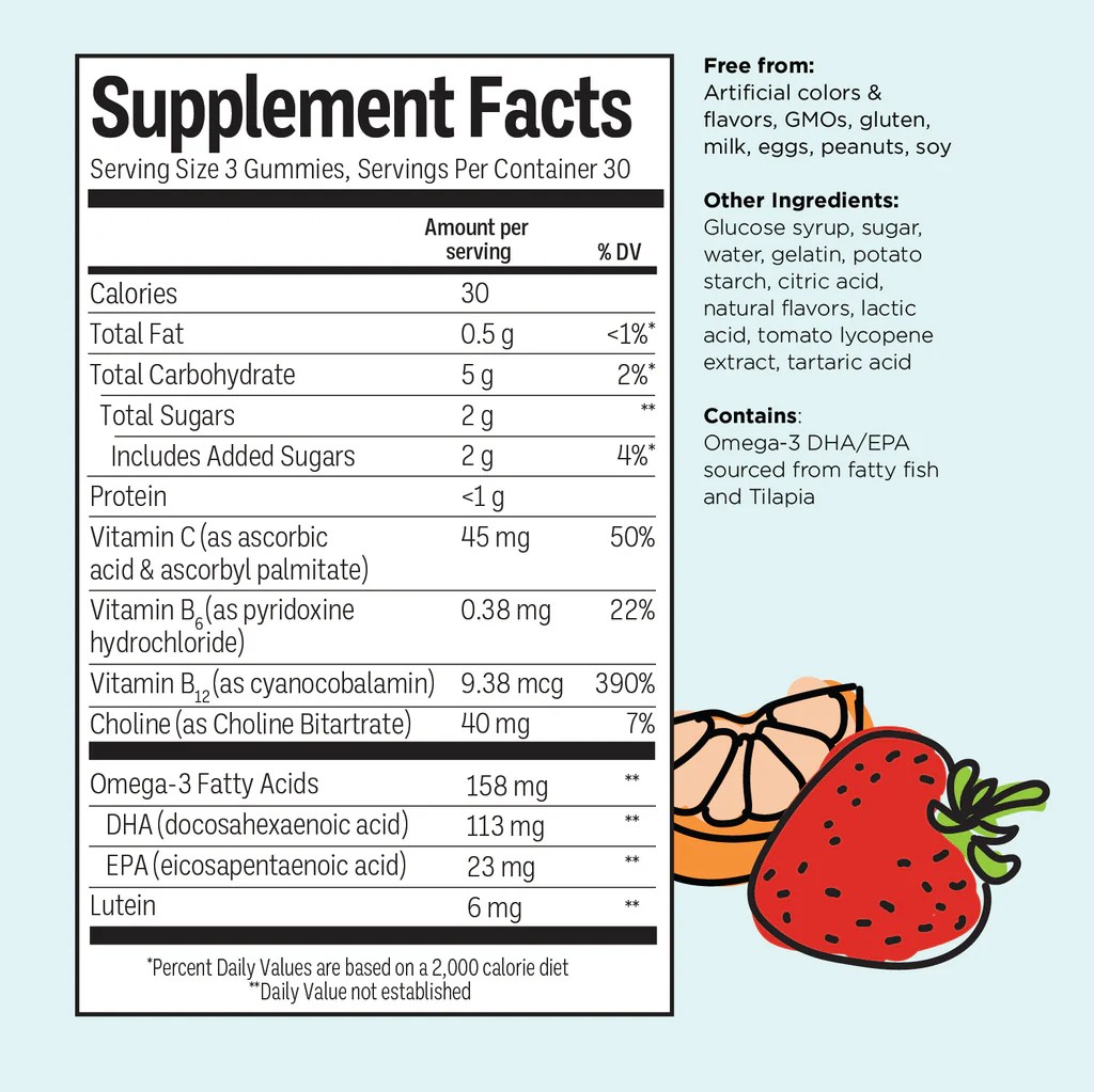 Brainiac fruit snacks nutrition facts