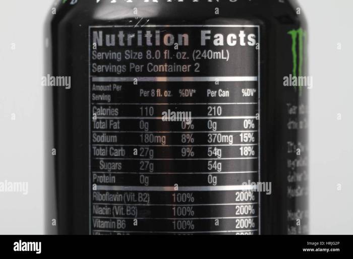 Ensure drink nutrition facts