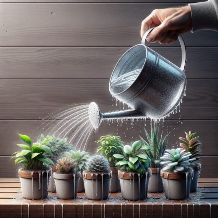 Can you water plants with mineral water